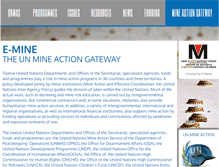 Tablet Screenshot of mineaction.org